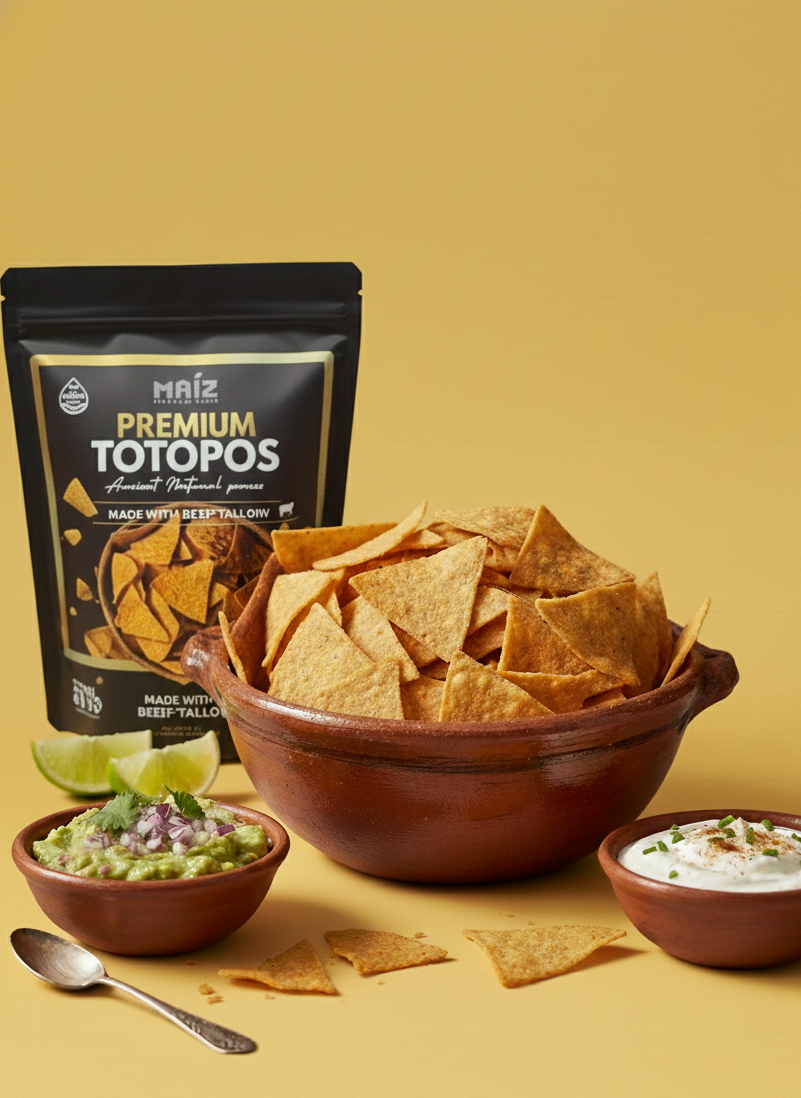 Premium Totopos (Beef Tallow)