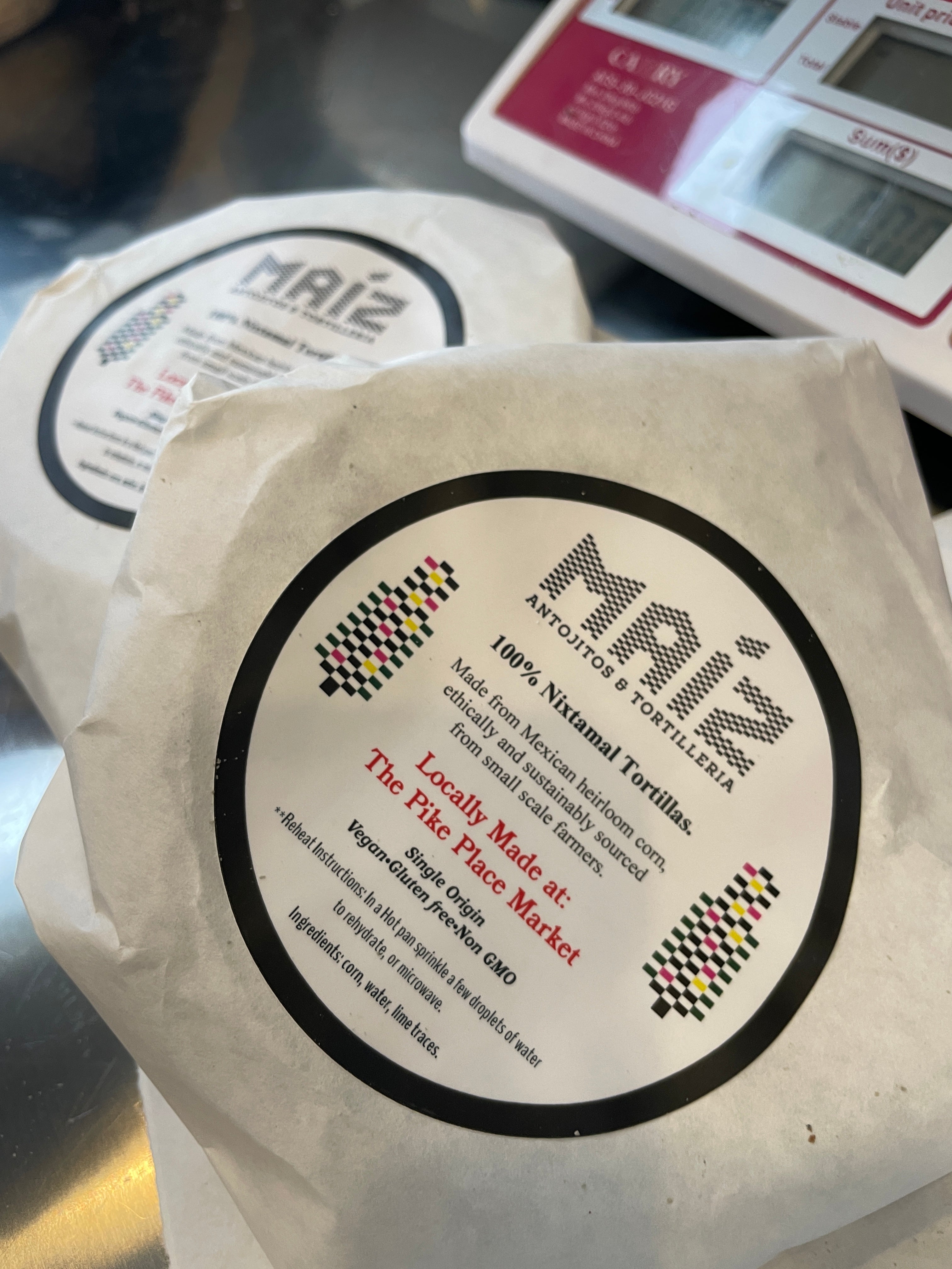 Tortillas 12 pack (heirloom nixtamalized corn)