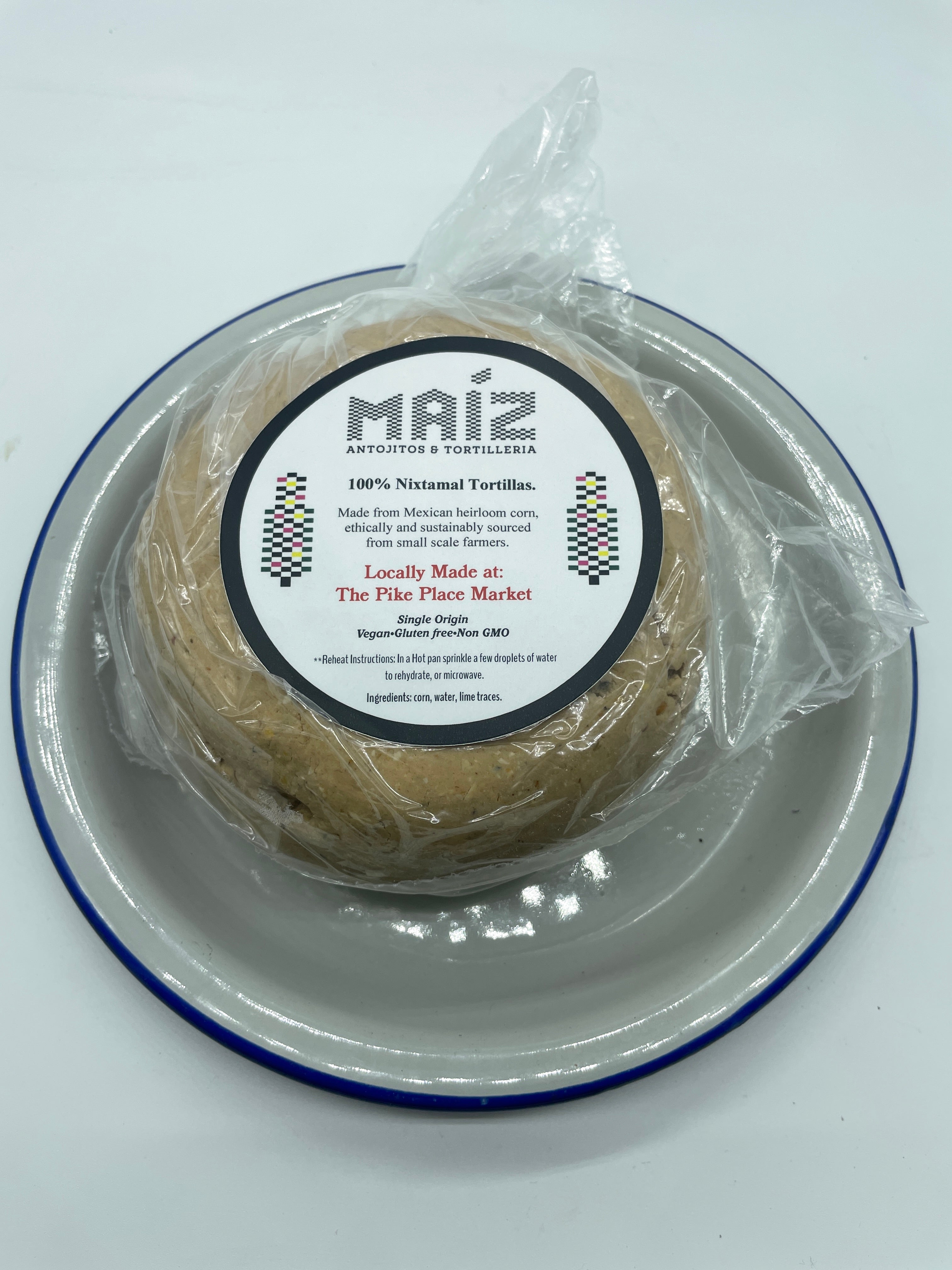 Tortillas 12 pack (heirloom nixtamalized corn)